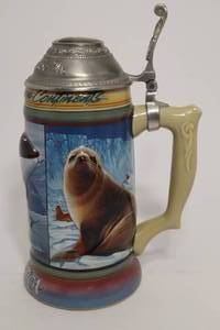 lot 67 image: Budweiser Animals Of The Seven Continents Series Stein