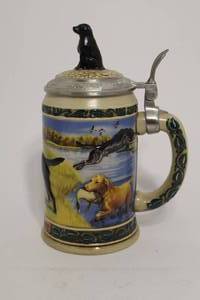 lot 75 image: Budweiser Hunters Companion Series Stein