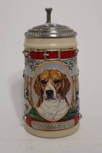 lot 76 image: Budweiser Mans Best Friend Series Stein