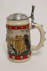 lot 77 image: Budweiser Mans Best Friend Series Stein