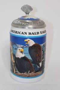 lot 93 image: The American  Bald Eagle Stein Series