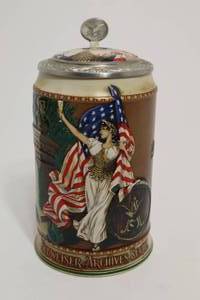 lot 132 image: Budweiser Archive Series Stein