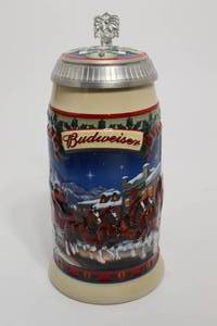 lot 144 image: 2003 Budweiser Holiday Stein