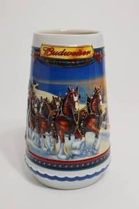 lot 164 image: Guiding The Way Home 2002 Budweiser Holiday Stein