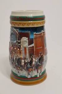 lot 169 image: 1997 Budweiser Holiday Stein