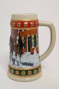 lot 172 image: 1994 Budweiser Holiday Stein