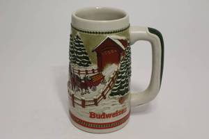 lot 181 image: Ceramarte Brazil Handcrafted Expressly For Anheuser-Busch, Inc. Stein
