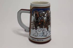 lot 189 image: Ceramarte Brazil Handcrafted Expessly For Anheuser Busch, Inc.  .Stein