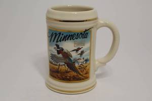 lot 194 image: Minnesota Wildlife 454 Pheasants Stein