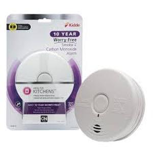 Lot of Kidde 10-Year Worry Free Smoke & Carbon Monoxide Detector, Lithium Battery Powered with Photoelectric Sensor  Customer Return See Pictures