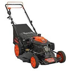 YARDMAX 22 in. 201 cc SELECT PACE 6 Speed CVT High Wheel RWD 3-in-1 Gas Walk Behind Self Propelled Lawn Mower   Customer Return See Pictures