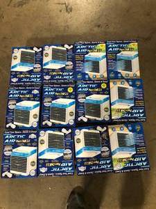Lot of ARCTIC AIR 76 CFM 4 Speed Portable Evaporative Cooler for 45 sq. ft.  Customer return see pictures