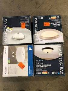 Lot of Assorted Lighting Various Models and Conditions Customer Return See Pictures