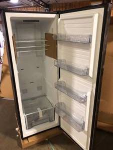 Vissani 11 cu. ft. Convertible Auto Defrost Garage Ready Upright FreezerRefrigerator in Stainless Steel slight damage Customer Return See Pictures