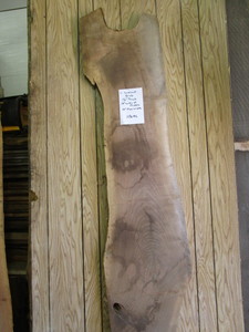 Walnut Slab, 1-12 thick, 87 long...