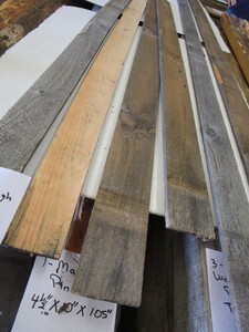 Nineteen Pine Thin Weathered Boards...