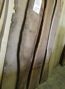 Three Walnut Slabs, 52 to 79 Long...