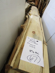 Thirteen Pine Boards, Live Edge, Pl...