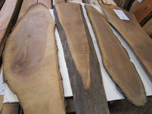 Four Walnut Slabs, 48 Long...