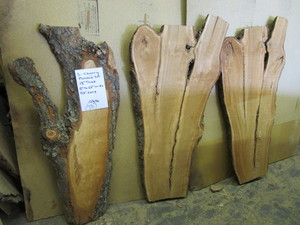 Three Cherry Matched Slabs, 1-12 ...