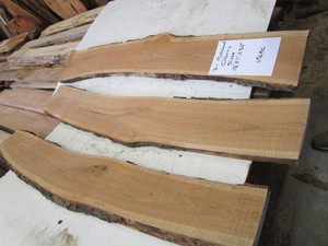 Three Matched Cherry Slabs, 52 Lon...