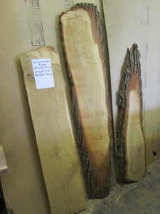 Three White Oak Slabs, 52 to  67 ...