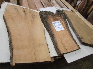 Seven Red Oak Matched Slabs, 38 Lo...
