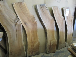 Five Cherry Slabs, Matched Set, 1-3...