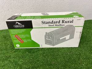 lot 2 image: NIB Steel Mailbox