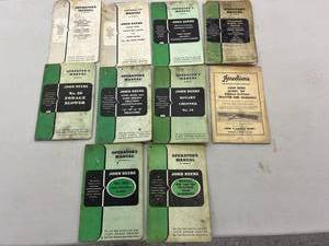 lot 30 image: John Deere Operators Manuals