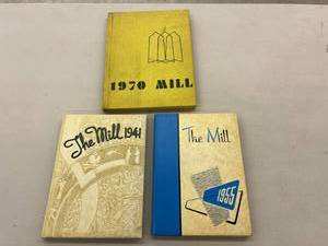 lot 36 image: Mayville State Yearbooks - 1941, 1955 & 1970 - The Mill
