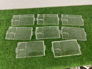 lot 48 image: Glass Individual Serving Trays & Cups