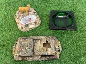 lot 55 image: Ashtrays & Kyujo Cigarette Case