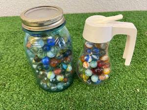 lot 67 image: Glass Marbles
