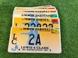 lot 70 image: North Dakota License Plates