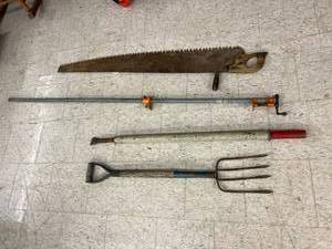 lot 104 image: Long Handle Tools