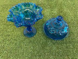 lot 127 image: Blue Glass