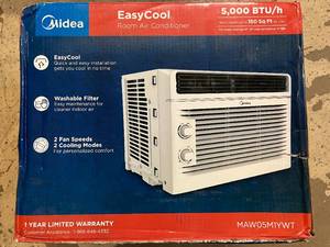 lot 8 image: Midea EasyCool Room Air Conditioner - 5,000BTU