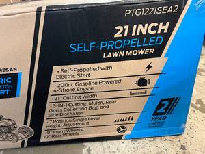 lot 12 image: Pulsar 21in Self-Propelled Electric Lawn Mower