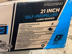 lot 9 image: Pulsar 21in Self-Propelled Electric Lawn Mower