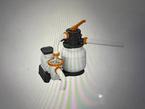 lot 33 image: Bestway 1500-Gallon Sand Filter Pump