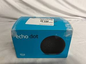 lot 36 image: Amazon Echo Dot 5th Generation Smart Speaker - Charcoal