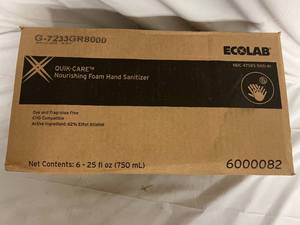 lot 51 image: Ecolab Quik-Care Nourishing Foam Hand Sanitizer