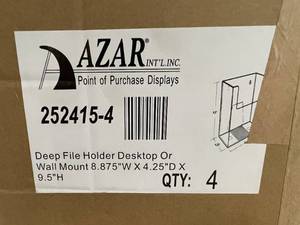lot 56 image: 4 Pack of Azar Deep File Holders