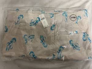 lot 66 image: Anthropologie Plus The Colette Cropped Wide Leg Pants