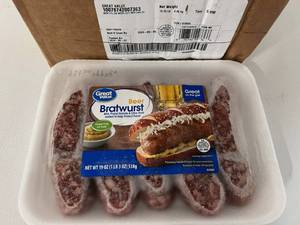 L. 12x 1lb3oz Beer Bratwurst