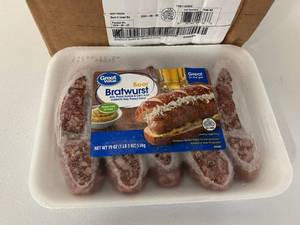 L. 12x 1lb3oz Beer Bratwurst