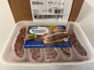 L. 12x 1lb3oz Beer Bratwurst