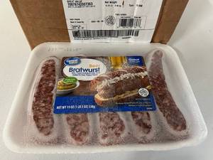 L. 12x 1lb3oz Beer Bratwurst