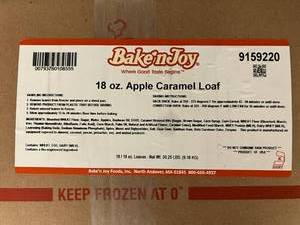 B. 6x 18oz Apple Carmel Loaf-Ready To Bake
